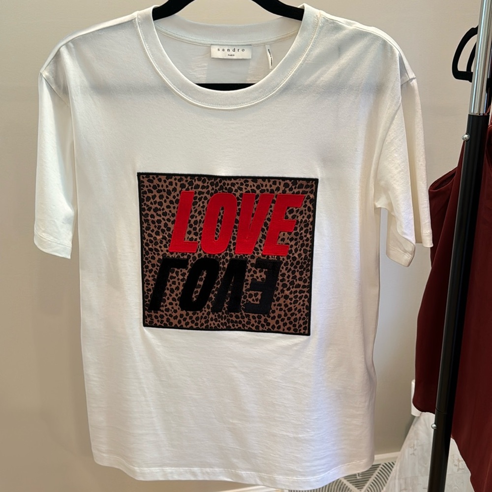 Brand new Sandro Paris T shirt